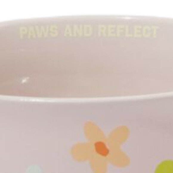 Pup & parent daisy ceramic mug bowl matching set - Picture 2 of 3